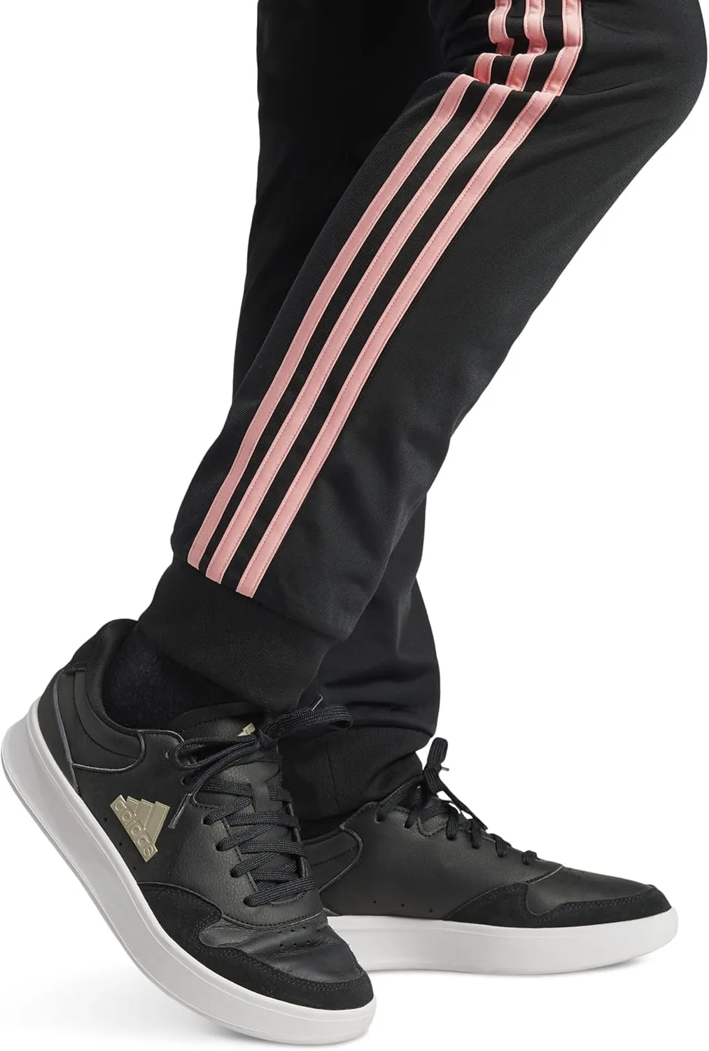 adidas Women's Essentials Warm-up Slim Tapered 3-Stripes Track Pants