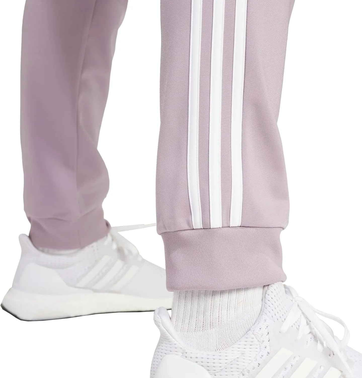 adidas Women's Essentials Warm-up Slim Tapered 3-Stripes Track Pants