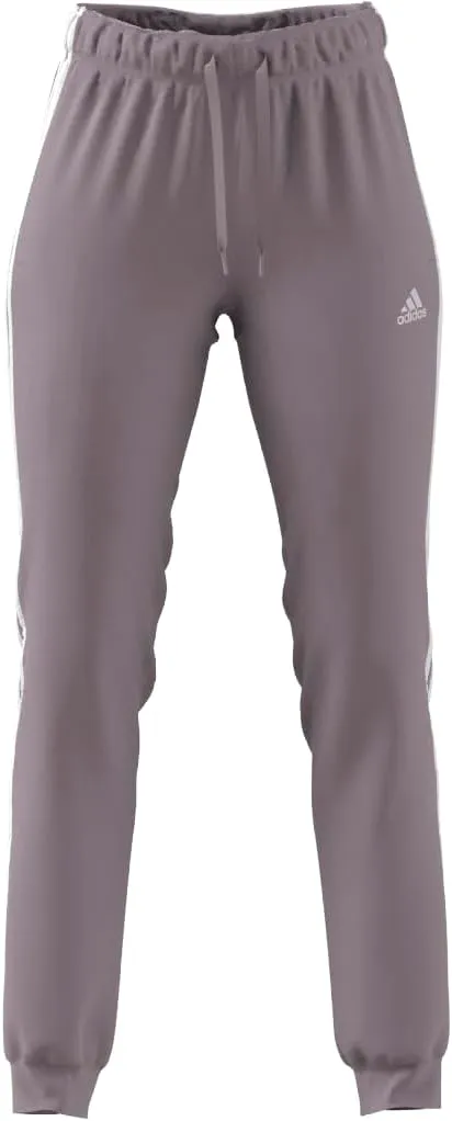 adidas Women's Essentials Warm-up Slim Tapered 3-Stripes Track Pants