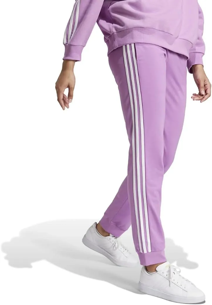 adidas Women's Essentials Warm-up Slim Tapered 3-Stripes Track Pants