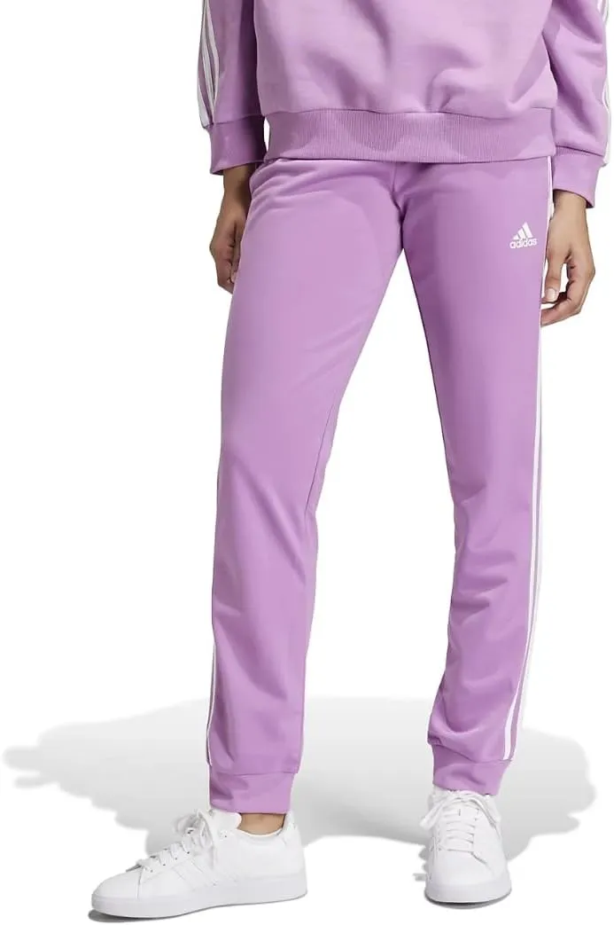 adidas Women's Essentials Warm-up Slim Tapered 3-Stripes Track Pants