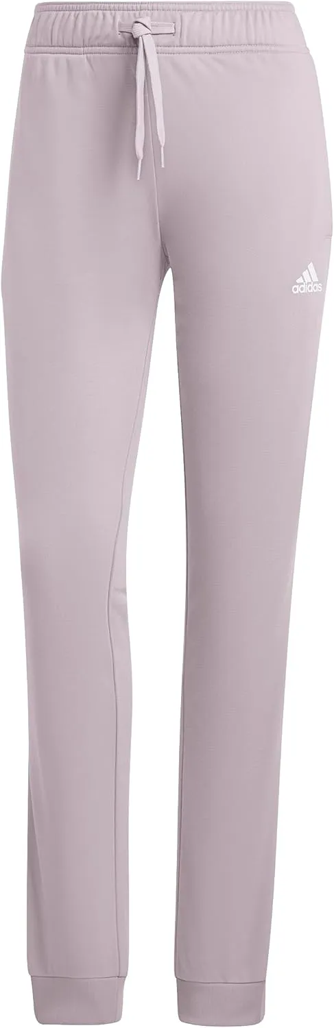 adidas Women's Essentials Warm-up Slim Tapered 3-Stripes Track Pants