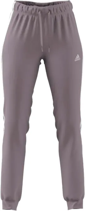 adidas Women's Essentials Warm-up Slim Tapered 3-Stripes Track Pants