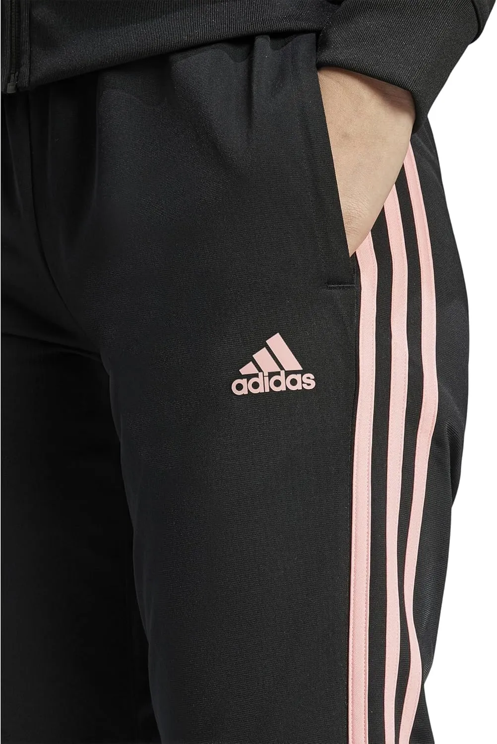 adidas Women's Essentials Warm-up Slim Tapered 3-Stripes Track Pants