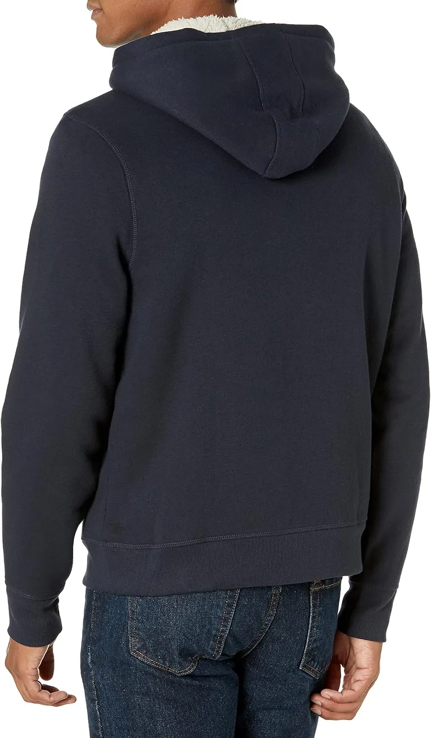 Amazon Essentials Hoodie For Men, Sherpa-Lined Full-Zip Fleece Sweatshirt