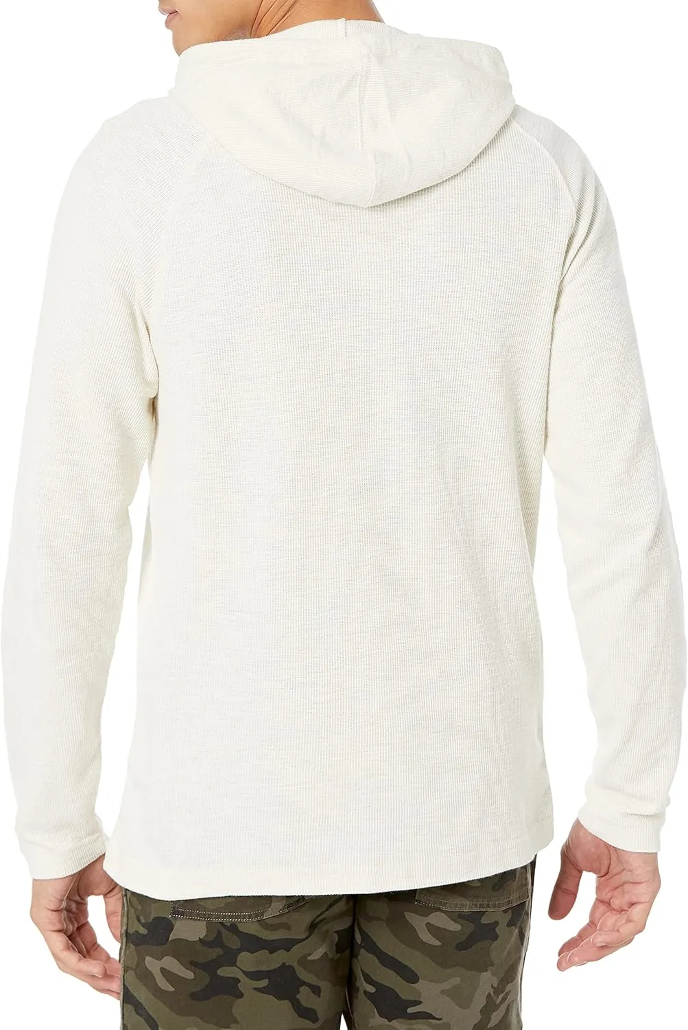 Amazon Essentials Men's Pullover Hoodie, Long-Sleeve Slub Thermal (Previously GoodThreads)