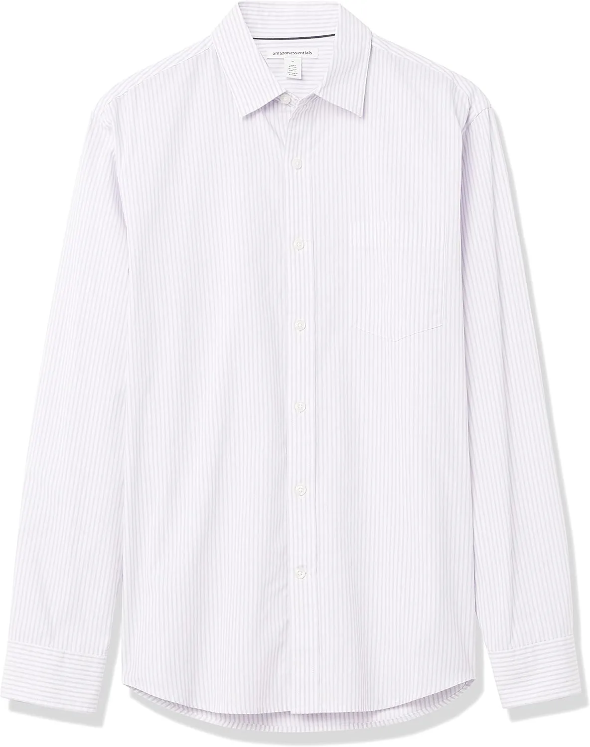 Amazon Essentials Men's Regular-Fit Long-Sleeve Casual Poplin Shirt