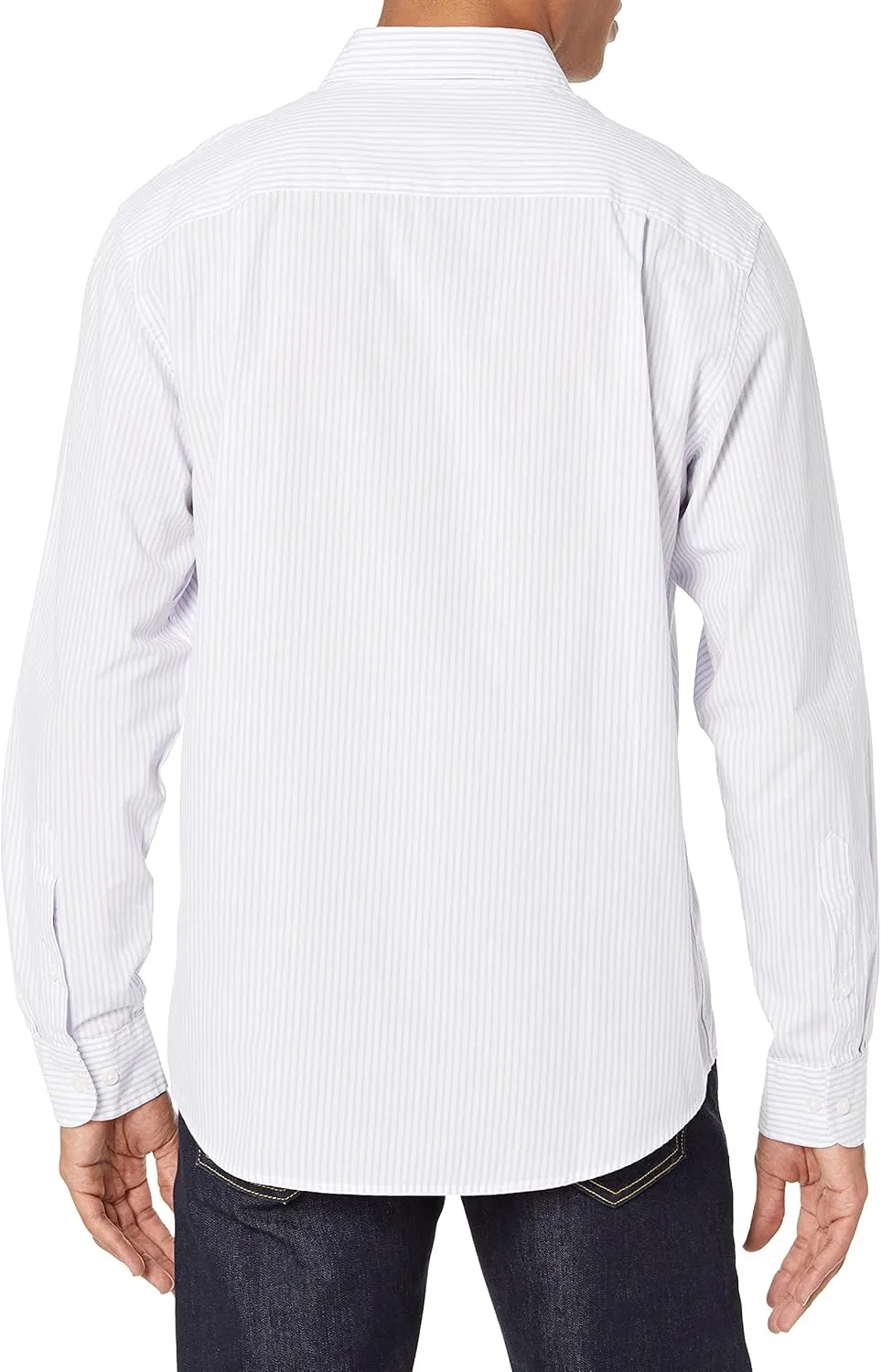 Amazon Essentials Men's Regular-Fit Long-Sleeve Casual Poplin Shirt