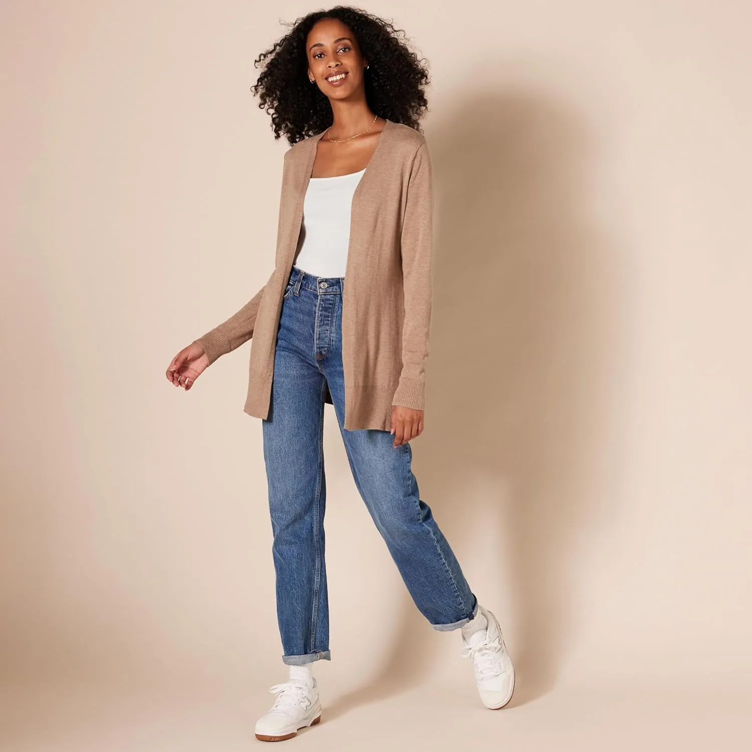 Amazon Essentials Women's Lightweight Open-Front Cardigan Sweater (Available in Plus Size)