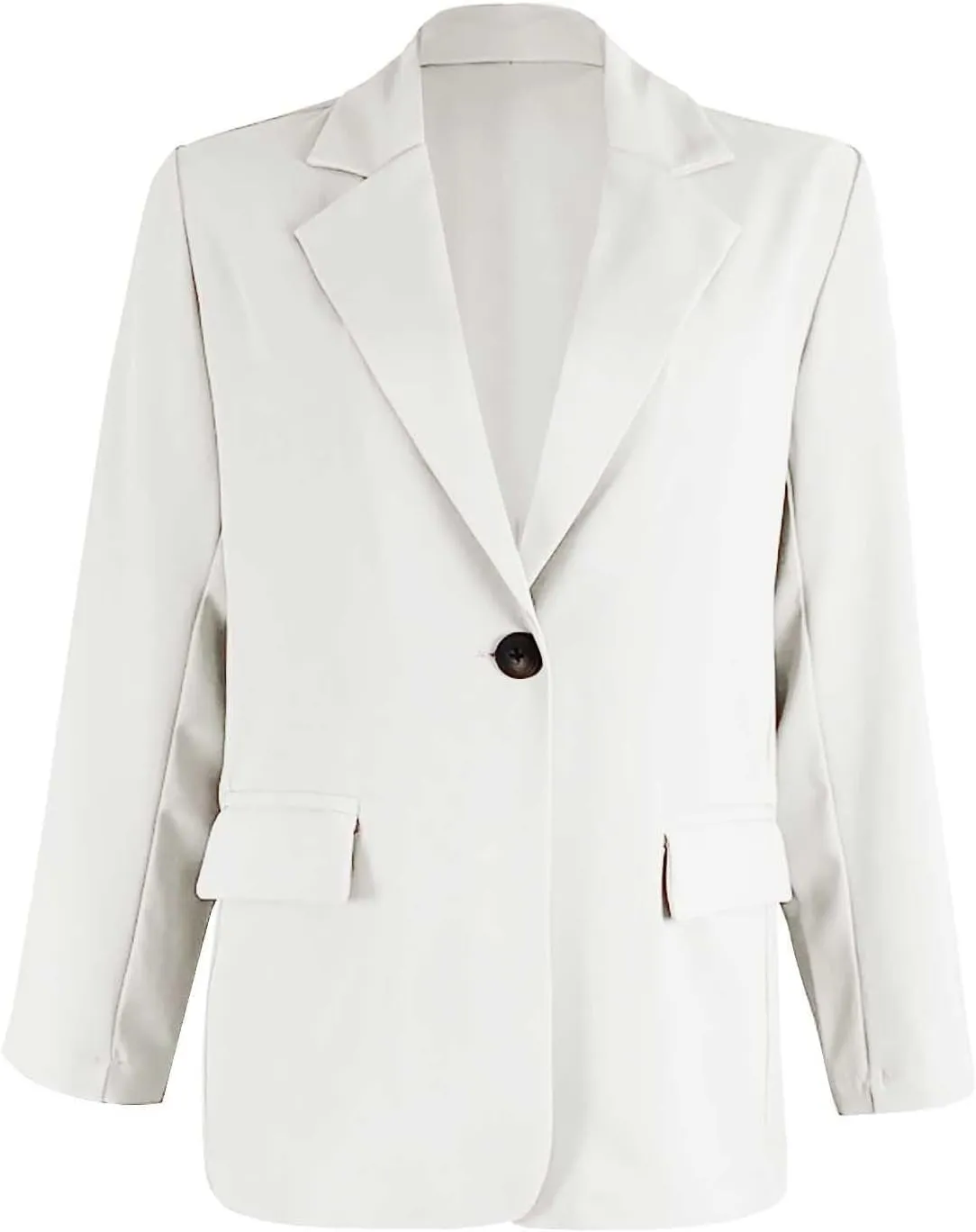 Blazers for Women Business Casual Button Work Office Jackets Blazer Open Front Long Sleeve Lapel Jacket Outfit