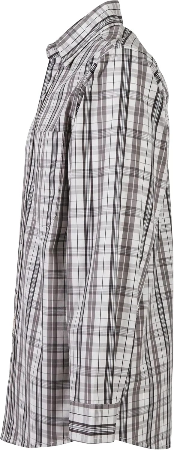 BOCOMAL FR Shirts Plaid 4.5oz Lightweight for Summer Flame Resistant Men's Fire Retardant Shirt-CAT1