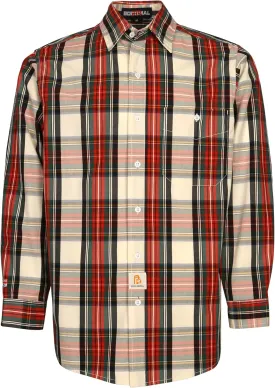 BOCOMAL FR Shirts Plaid 4.5oz Lightweight for Summer Flame Resistant Men's Fire Retardant Shirt-CAT1
