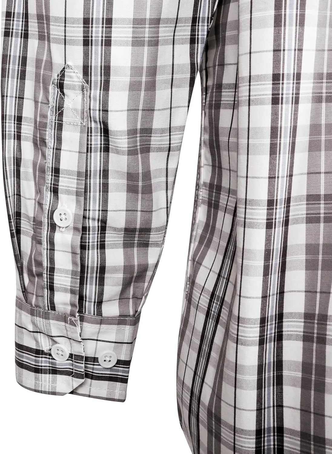 BOCOMAL FR Shirts Plaid 4.5oz Lightweight for Summer Flame Resistant Men's Fire Retardant Shirt-CAT1