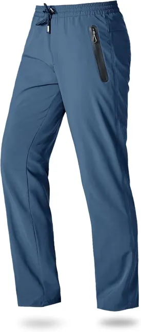 Boladeci Men's Joggers Lightweight Quick Dry Casual Athletic Hiking Pants Sweatpants with Pockets Elastic Waist