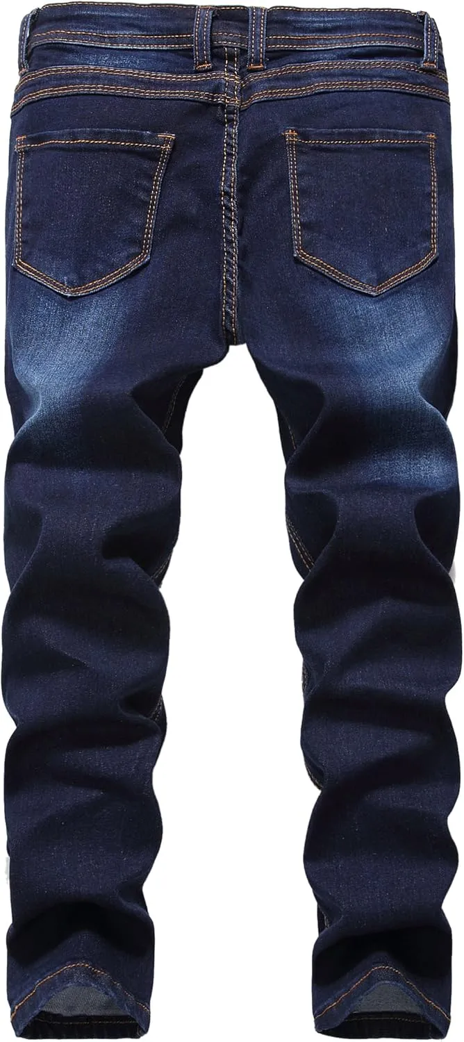 Boy's Skinny Fit Stretch Fashion Jeans Pants