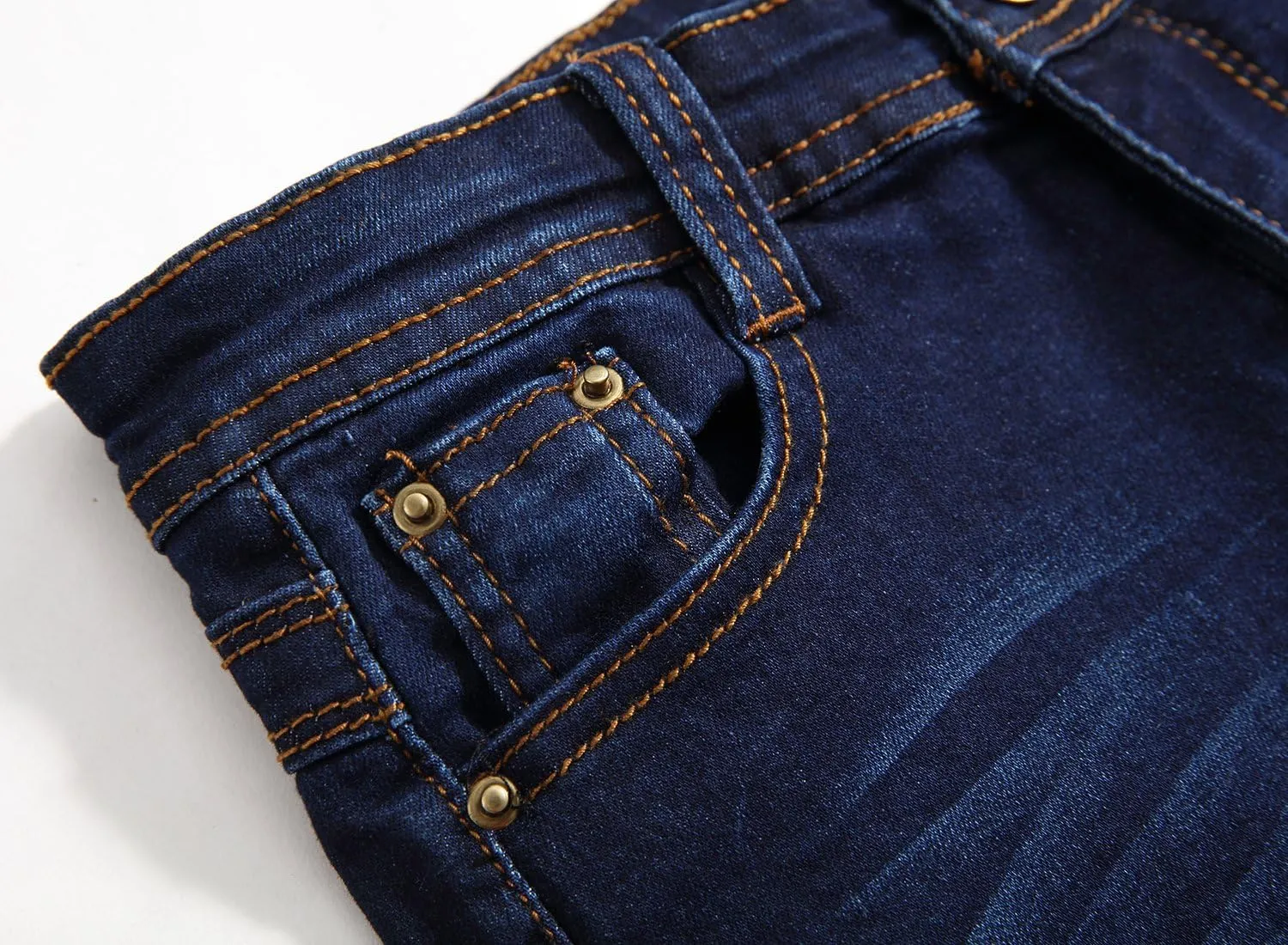 Boy's Skinny Fit Stretch Fashion Jeans Pants