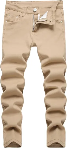 Boy's Skinny Fit Stretch Fashion Jeans Pants