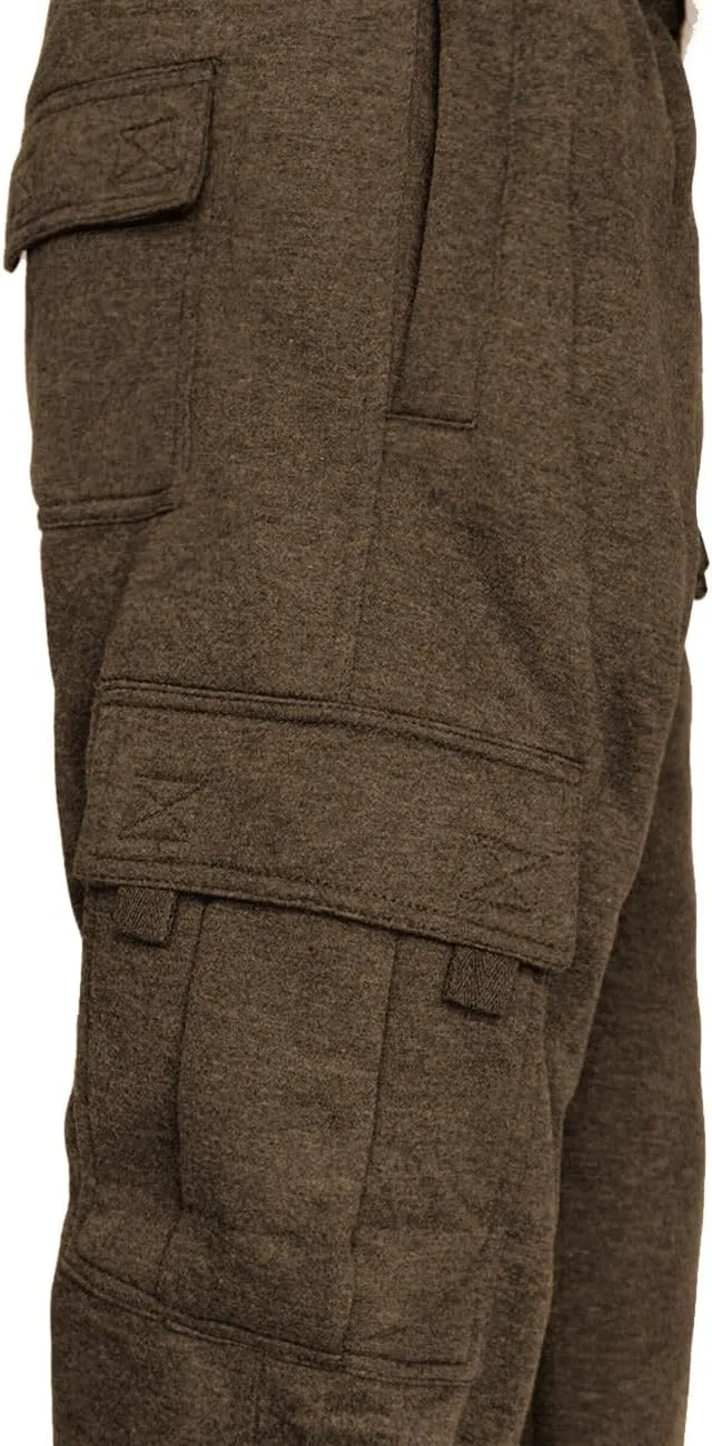 CEHT Men's Cargo Sweatpants Joggers Casual Pants with Pockets for Hiking Athletic Workout