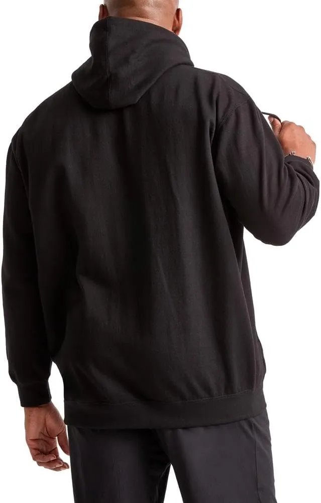 Champion Men's Powerblend Fleece Hoodie Sweatshirt with Script Logo (Regular and Big & Tall)