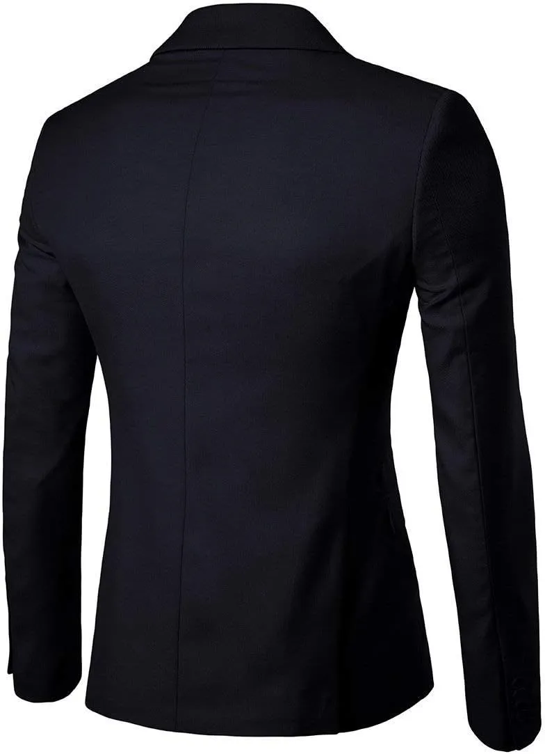 Cloudstyle Men's Suit Jacket One Button Slim Fit Sport Coat Business Daily Blazer