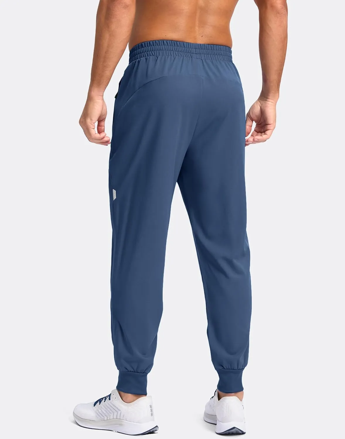 G Gradual Men's Joggers with Zipper Pockets Lightweight Athletic Workout Pants Quick Dry Sweatpants for Men Running Hiking
