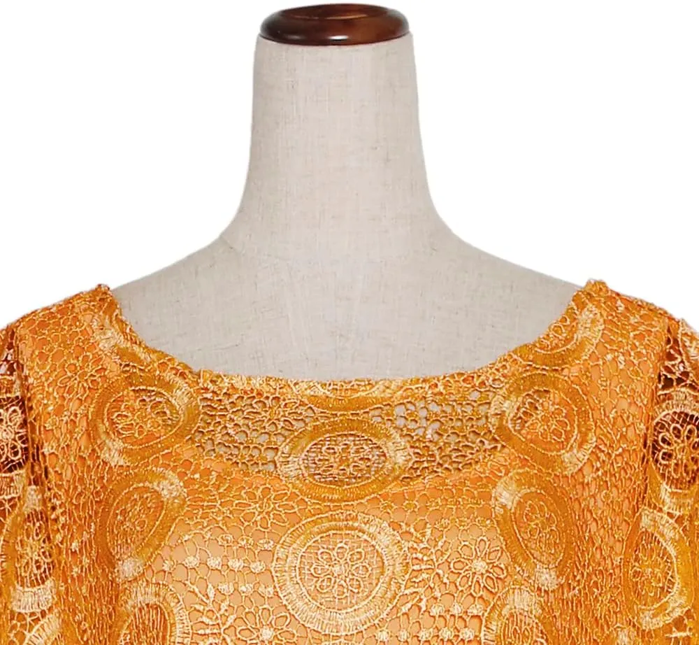 HD Women's Solid Color Lace Kaftan Dress Embroidery Rhinestone Evening Party Gown Plus Size