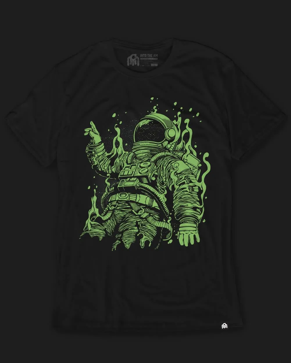 INTO THE AM Graphic Tees for Men S - 4XL Premium Short Sleeve Colorful T-Shirts Trippy Space Designs