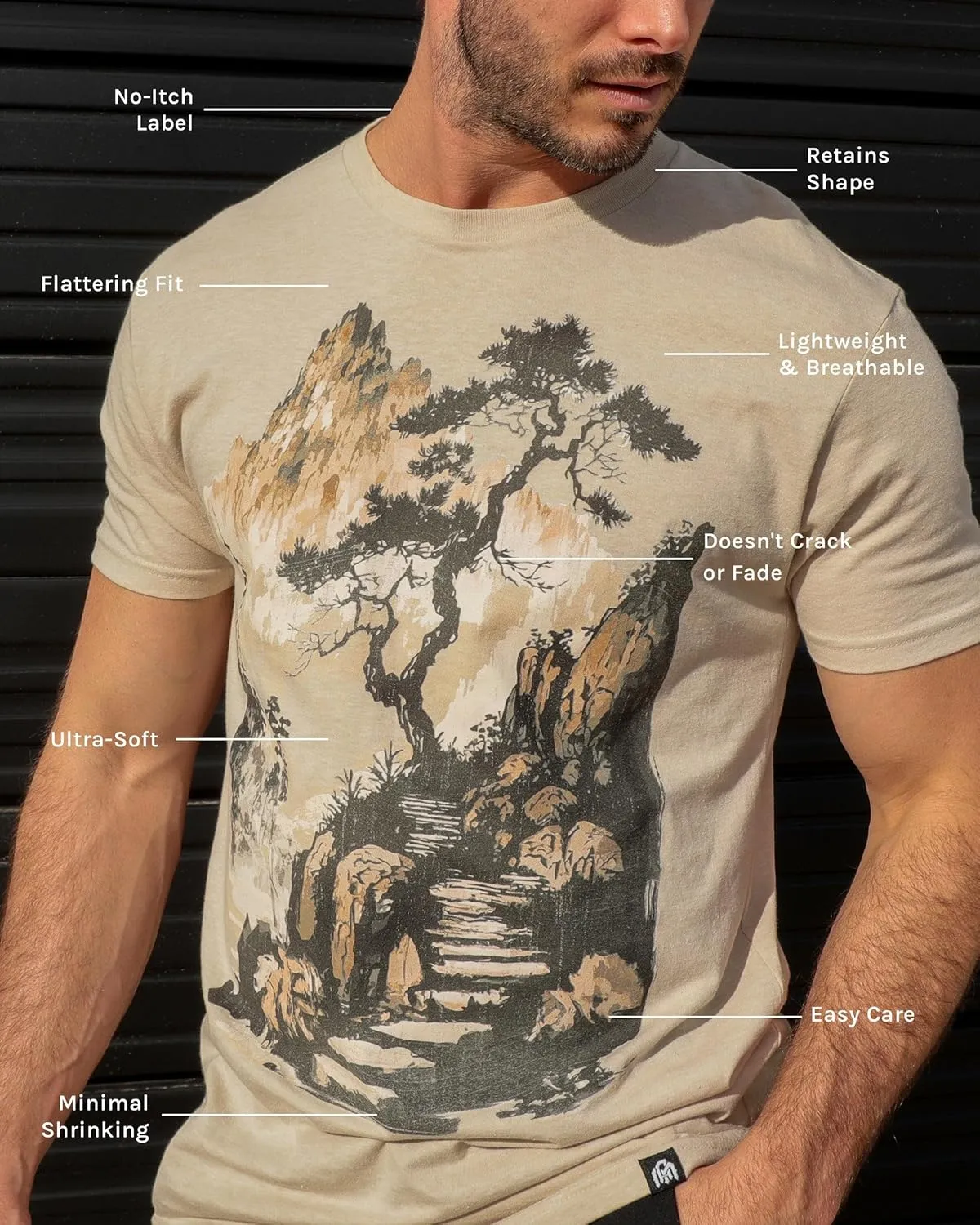 INTO THE AM Graphic Tees for Men S - 4XL Premium Short Sleeve Colorful T-Shirts Trippy Space Designs