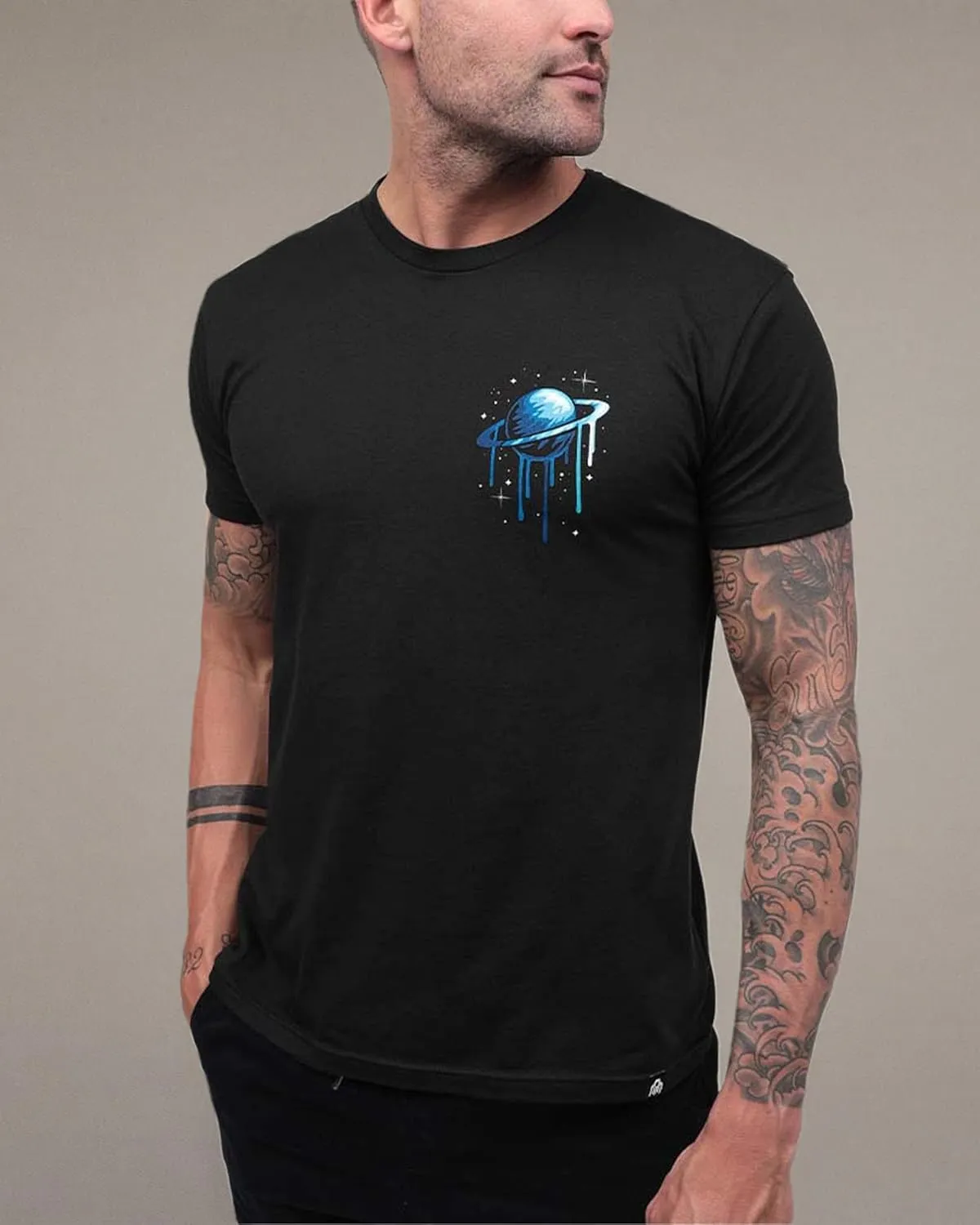 INTO THE AM Men's Graphic Tees S - 4XL Cool Lightweight Fitted Printed Design T-Shirts Nature