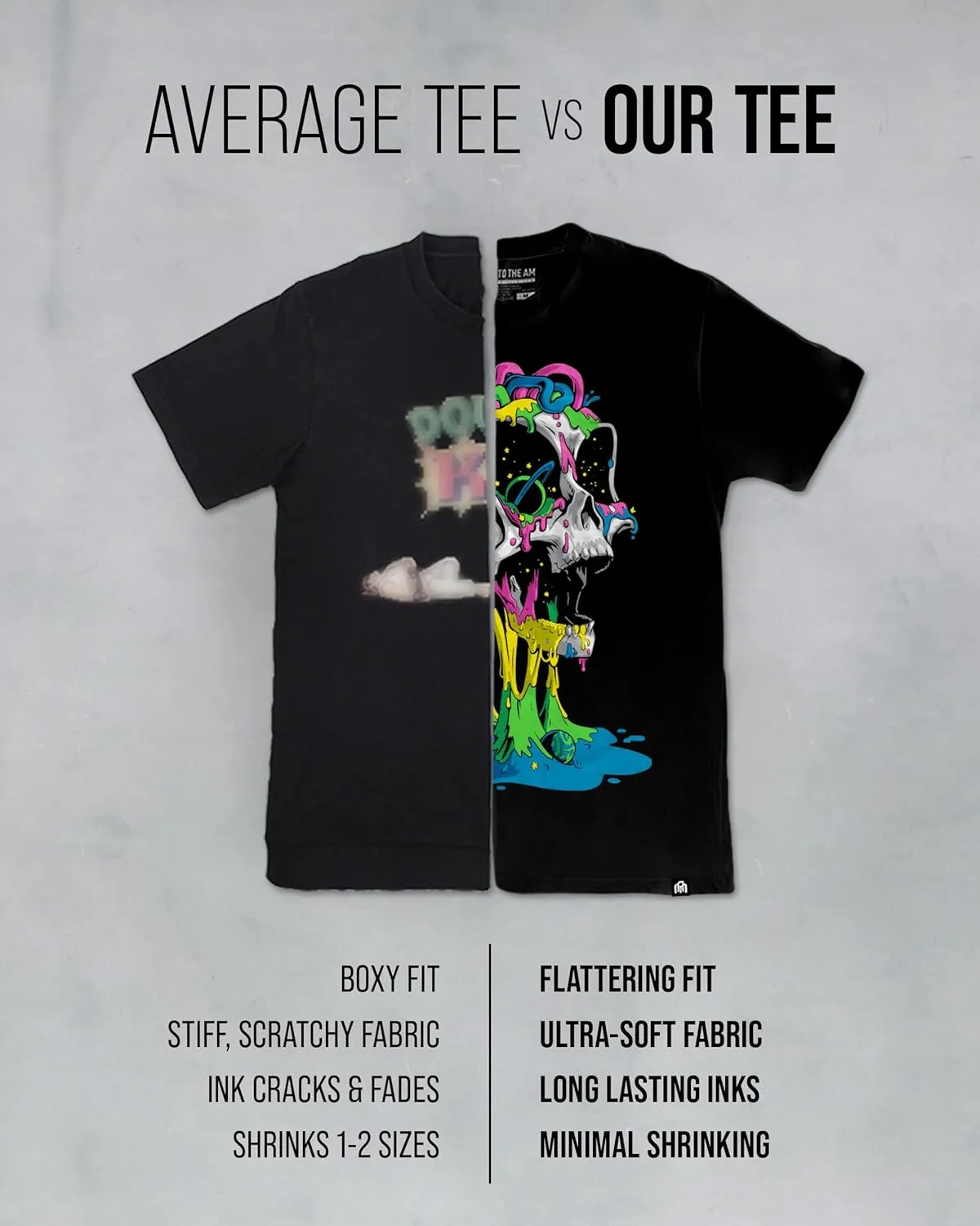 INTO THE AM Men's Graphic Tees S - 4XL Cool Lightweight Fitted Printed Design T-Shirts Nature