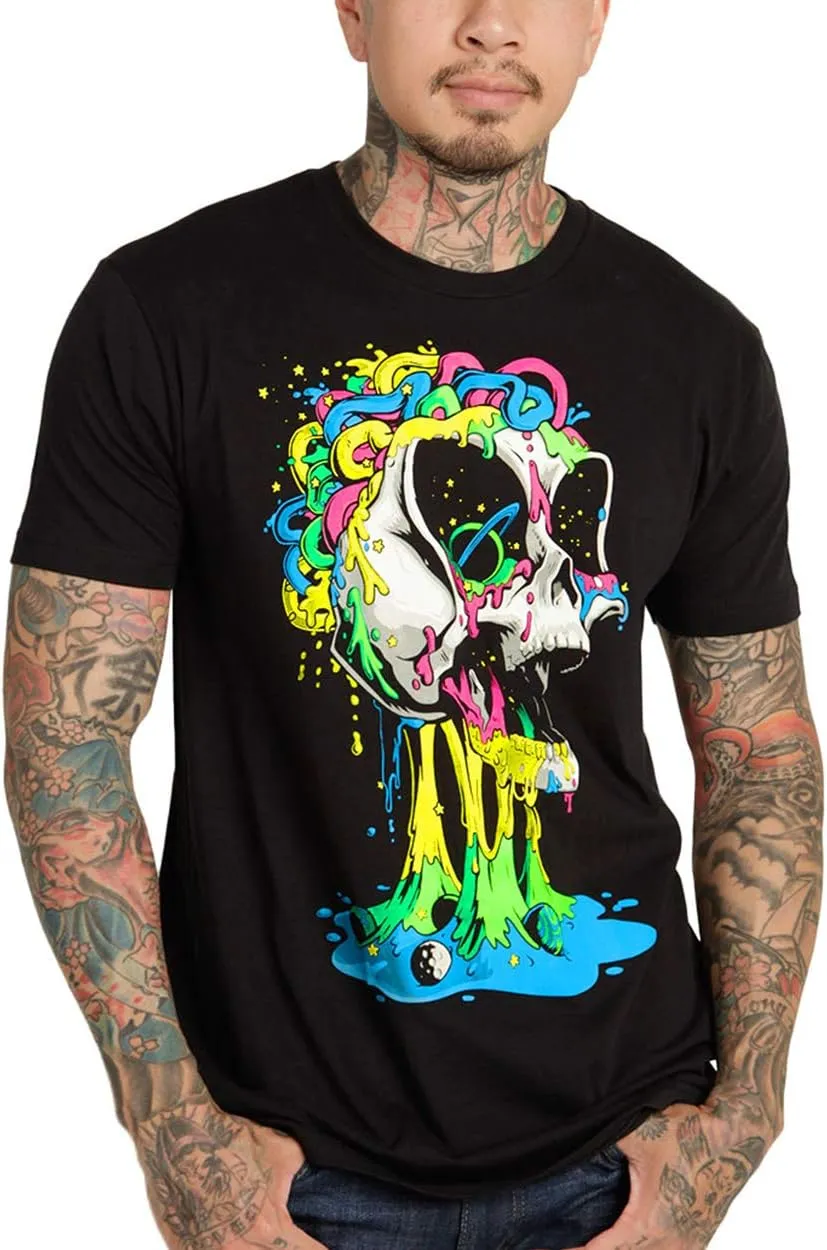 INTO THE AM Men's Graphic Tees S - 4XL Cool Lightweight Fitted Printed Design T-Shirts Nature
