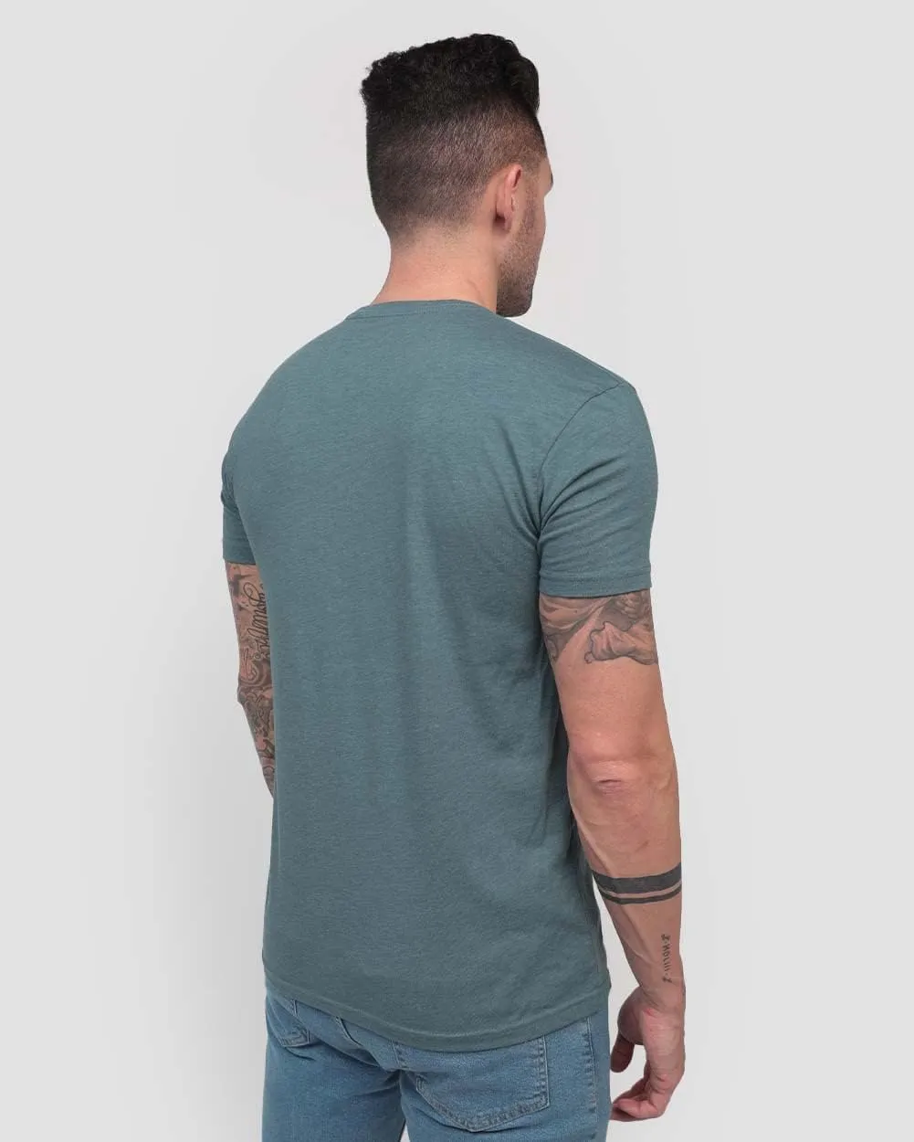 INTO THE AM Men's Graphic Tees S - 4XL Cool Lightweight Fitted Printed Design T-Shirts Nature