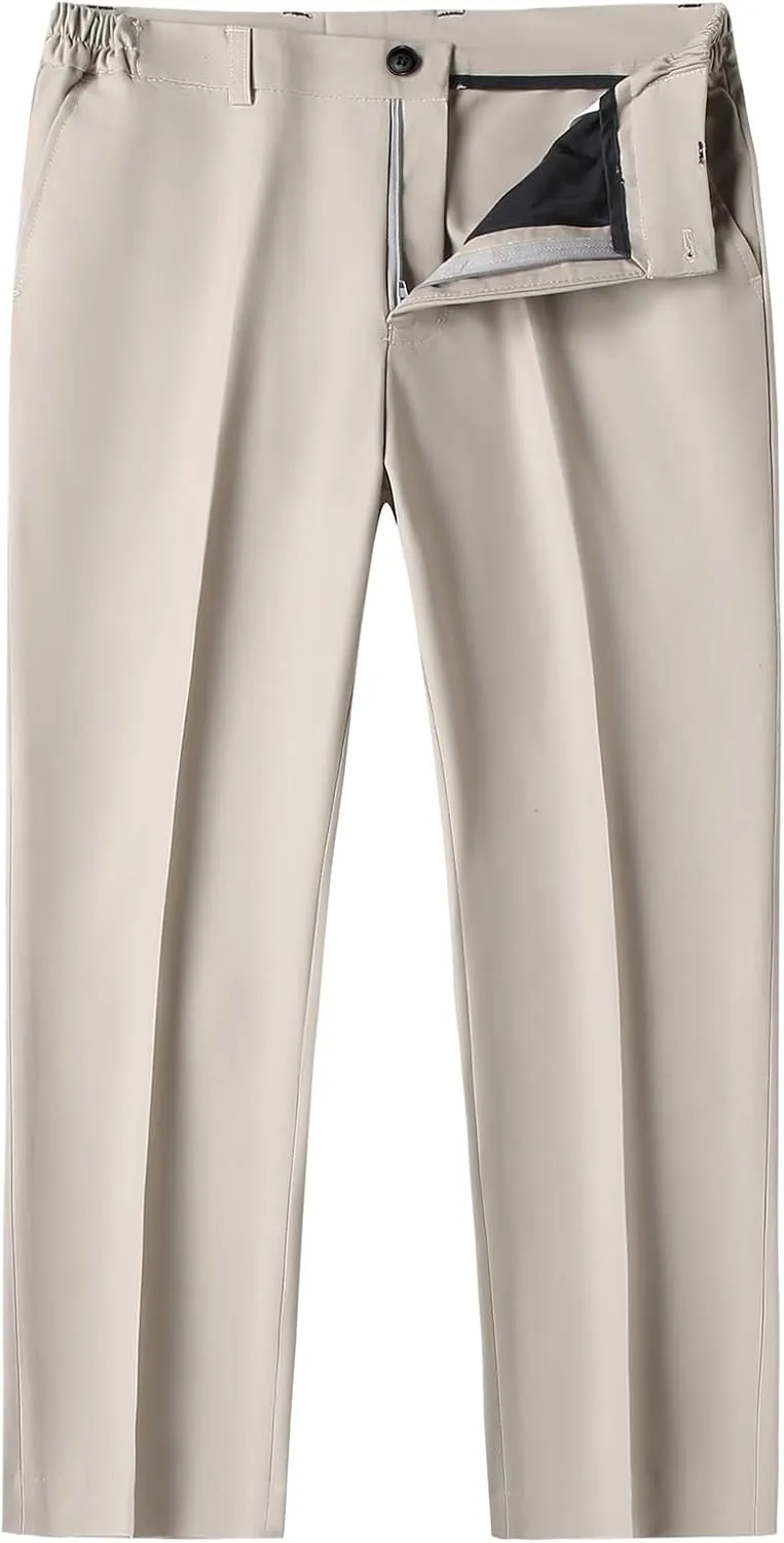 Lamgool Boys Tuxedo Suit 3 Piece Slim Fit Set with Blazer Jacket Vest Pant Kids Formal Outfit for Wedding Prom Size 6-20