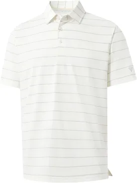 M MAELREG Golf Shirts for Men Short Sleeve Dry Fit Striped Performance Lightweight Moisture Wicking Collared Casual Golf Polo