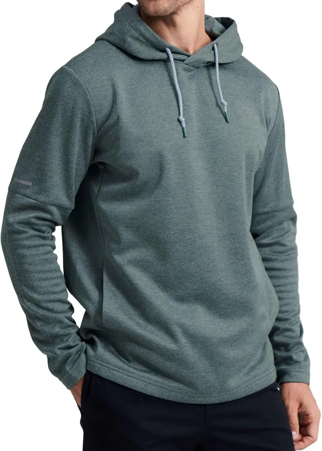M MAELREG Hoodies for Men Golf Fleece Hooded Sweatshirts Dry Fit Athletic Lightweight Casual Midlayer Mens Hoodies Pullover