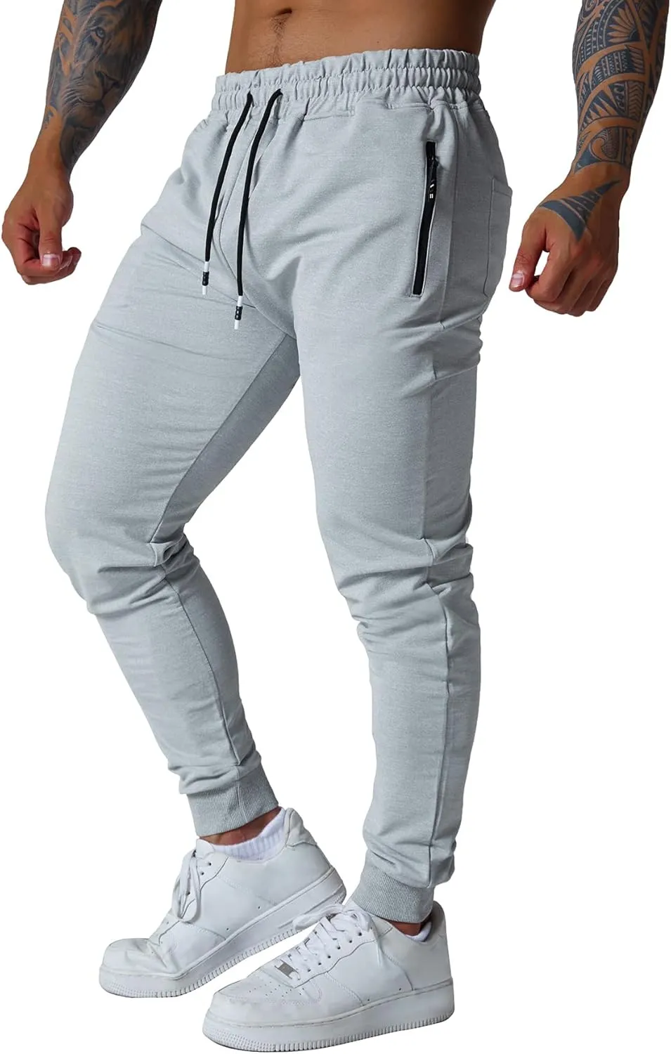 Mens Jogging Casual Pants Joggers Sweatpants Active Athletic Workout Sweatpants for Men