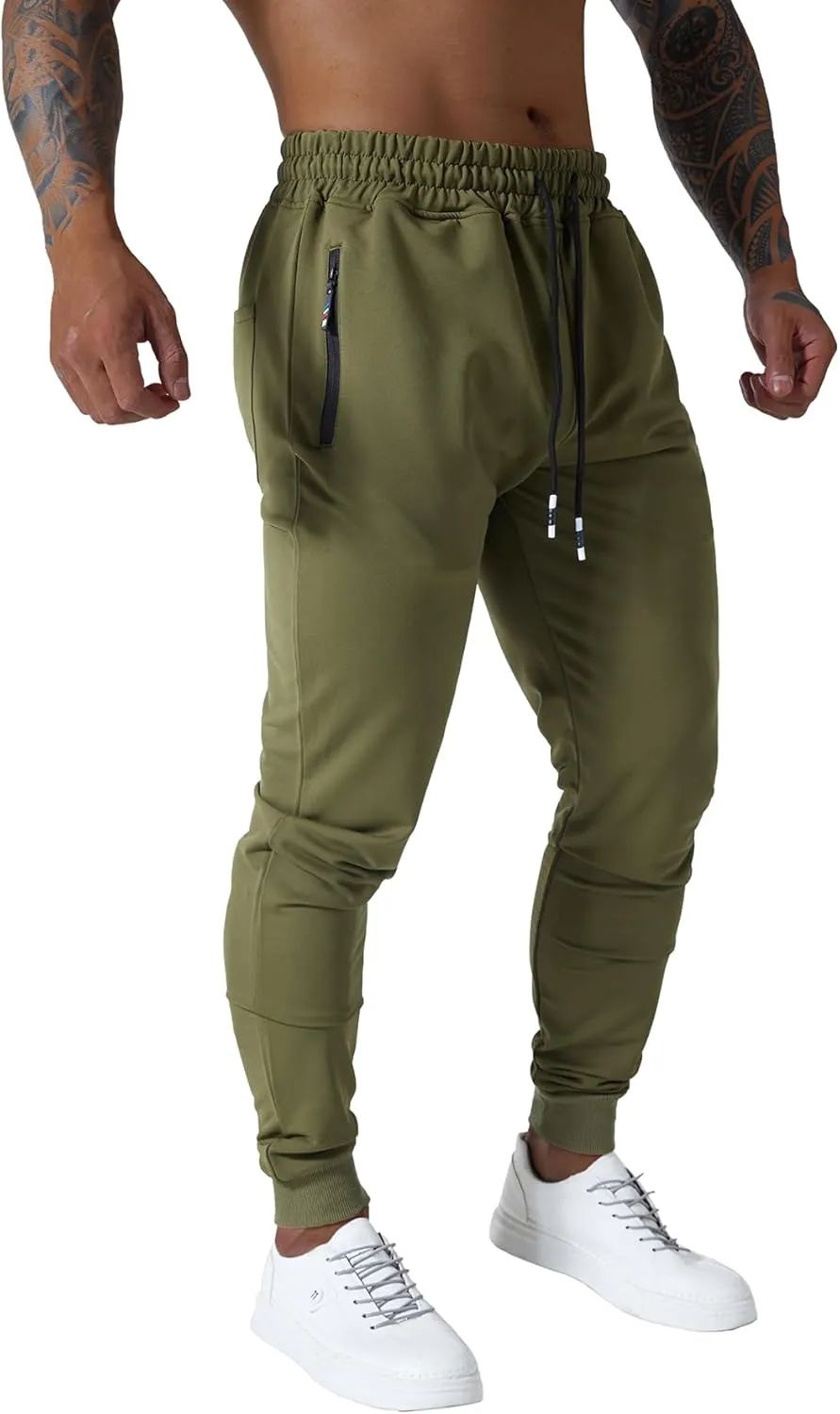 Mens Jogging Casual Pants Joggers Sweatpants Active Athletic Workout Sweatpants for Men