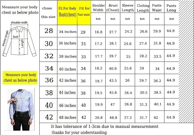 Men's Slim Fit 2 Piece Suit Double Breasted Business Wedding Prom Tuxedo Suits Blazer & Pants Set