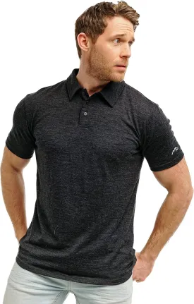 Merino Wool Polo Shirt Men - Anti-Odor 100% Merino Wool Shirts for Men Short Sleeve and Long Sleeve Breathable Polo