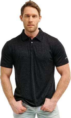 Merino Wool Polo Shirt Men - Anti-Odor 100% Merino Wool Shirts for Men Short Sleeve and Long Sleeve Breathable Polo