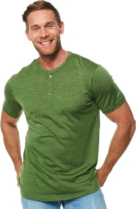 Merino Wool T-Shirt Mens - Short Sleeve Merino Wool Shirts for Men Sport Lightweight Thermal Base Layer Hiking Tshirt
