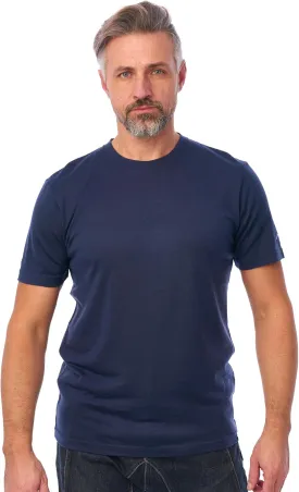 Merino Wool T-Shirt Mens - Short Sleeve Merino Wool Shirts for Men Sport Lightweight Thermal Base Layer Hiking Tshirt