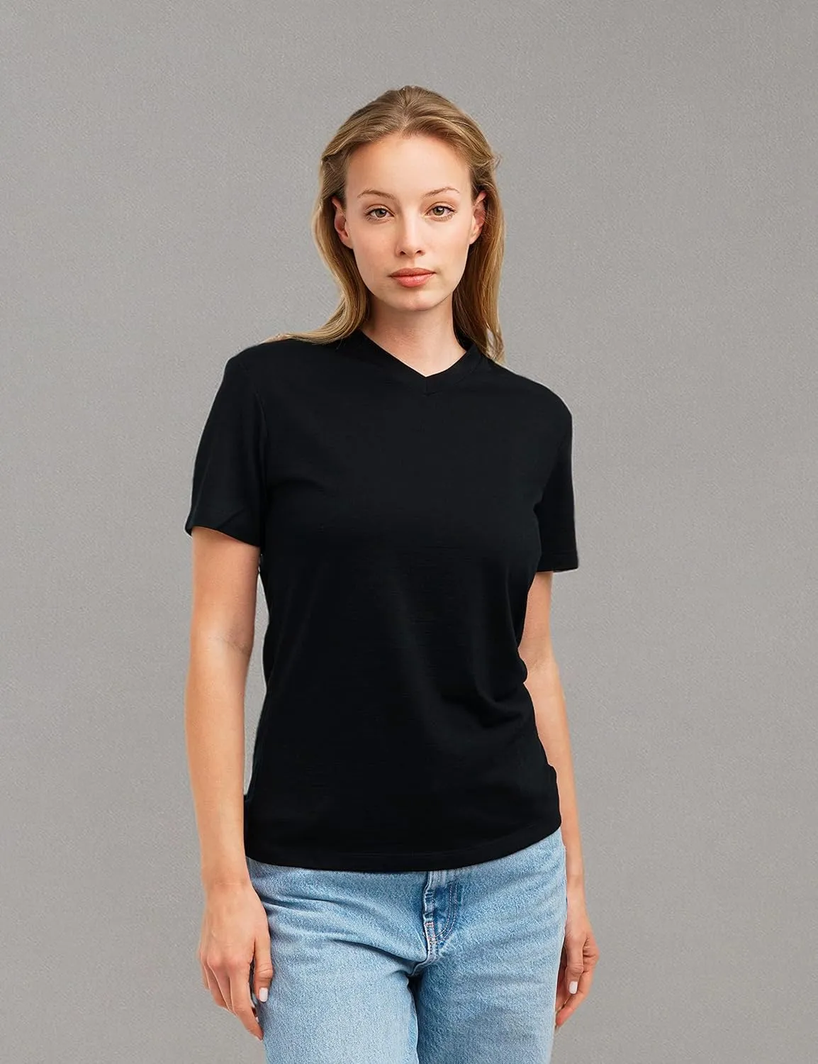 Merino.tech Merino Wool Shirt Women - 100% Merino Wool Base Layer Women Short Sleeve Tee