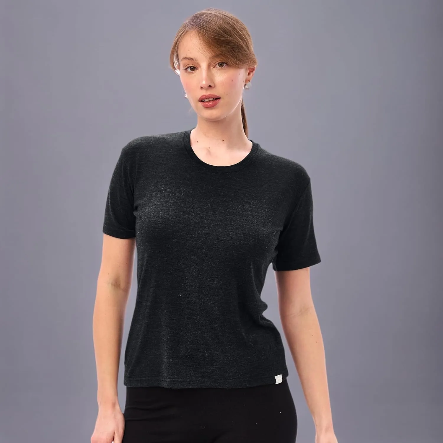 Merino.tech Merino Wool Shirt Women - 100% Merino Wool Base Layer Women Short Sleeve Tee