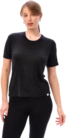 Merino.tech Merino Wool Shirt Women - 100% Merino Wool Base Layer Women Short Sleeve Tee