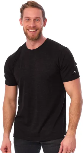 Merino.tech Merino Wool T-Shirt Mens - 100% Organic Merino Wool Undershirt Lightweight Base Layer