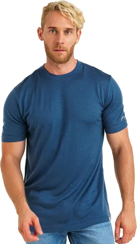 Merino.tech Merino Wool T-Shirt Mens - 100% Organic Merino Wool Undershirt Lightweight Base Layer