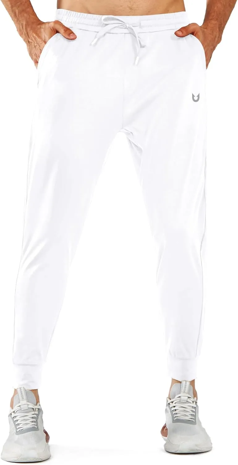 NORTHYARD Men's Joggers Pants with Zipper Pockets Tapered Athletic Workout Running Sweatpants for Men