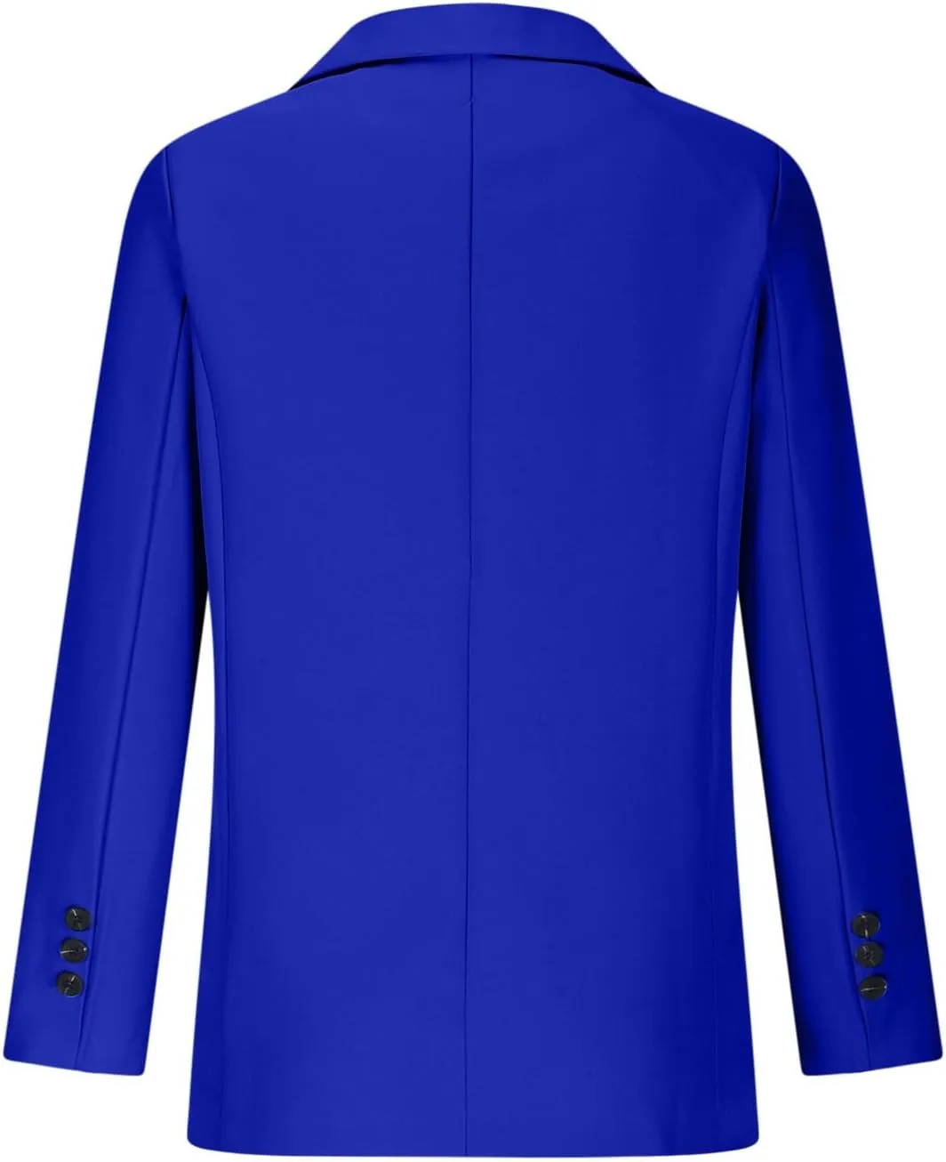 Plain Color Suit Blazers for Women Business Casual Fall Coats Office Attire Blazer Jackets with Shoulder Pad