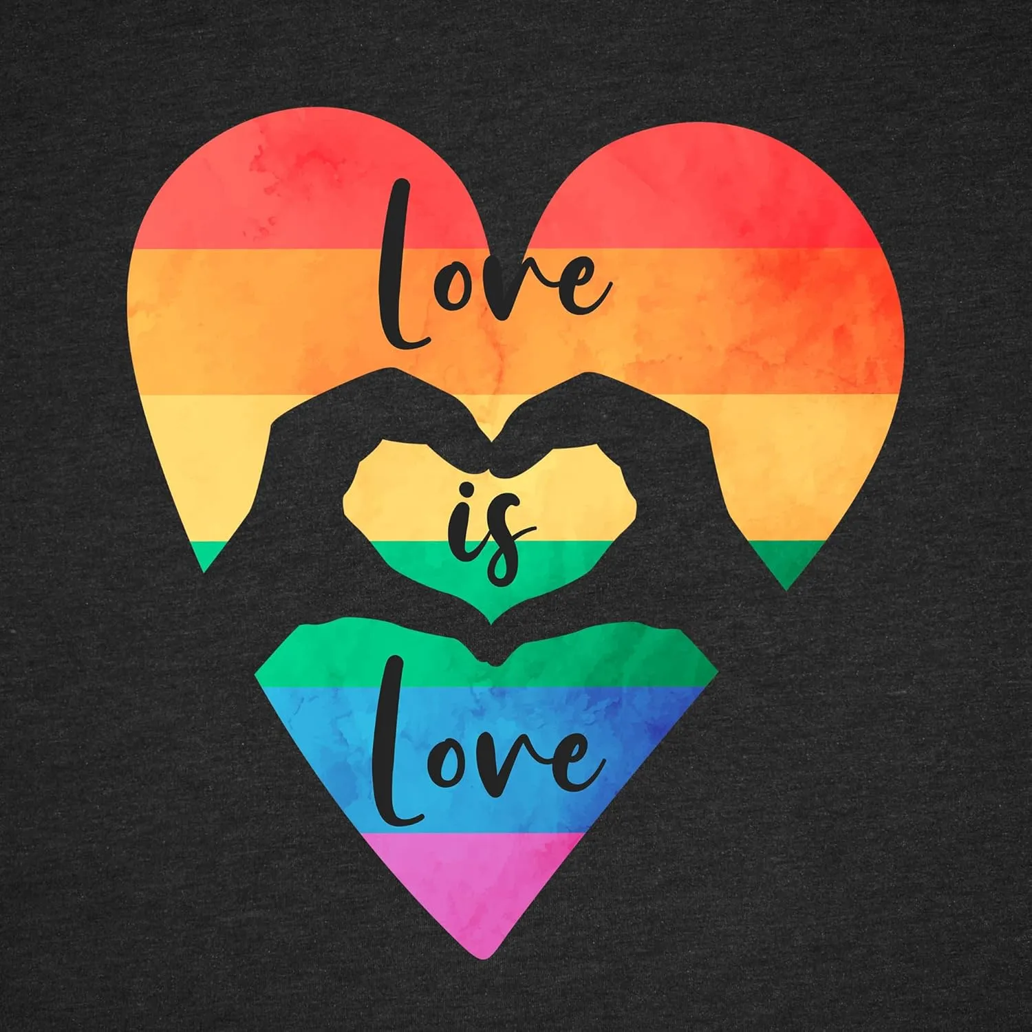 Pride Shirts for Women:Rainbow Heart LGBTQ Support Crew Neck Short Sleeve Pride Ally Higher Quality T-Shirt